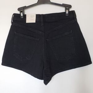 Universal Thread Shorts Women's Size 2 High-Rise 90s Cutoff Black Denim Summer